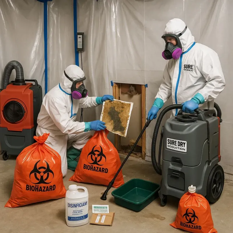 Contaminated Water Handling Protocols process in Lynchburg, OH