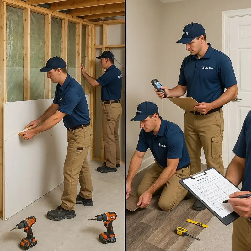 Repairs and Reconstruction process in Lynchburg, OH